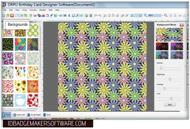 Birthday Card Maker Software screenshot