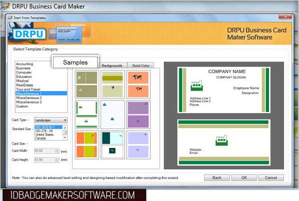 Business Cards Maker Program Windows 11 download