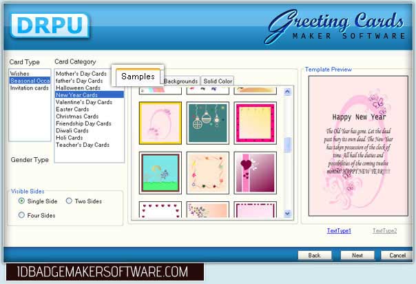 Windows 7 Greeting Cards Designing Program 9.3.0.1 full