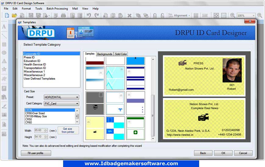 ID Cards Maker Software screenshot