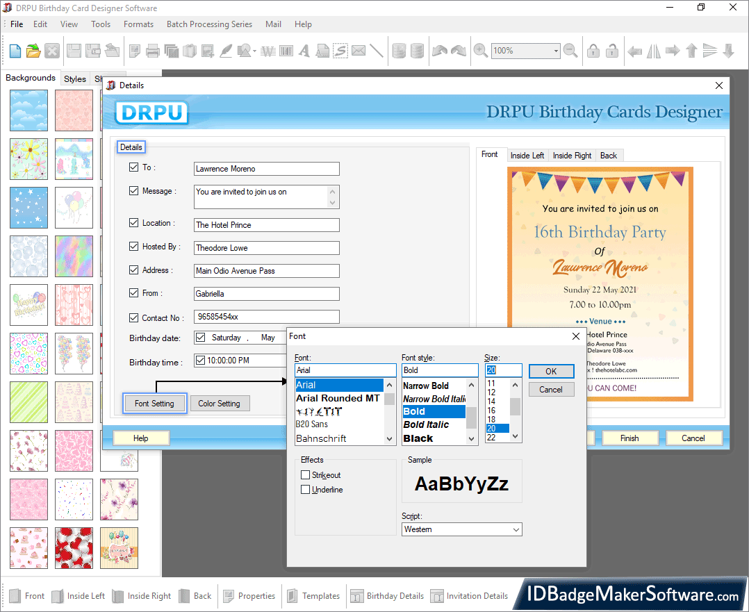 Birthday Card Maker Software