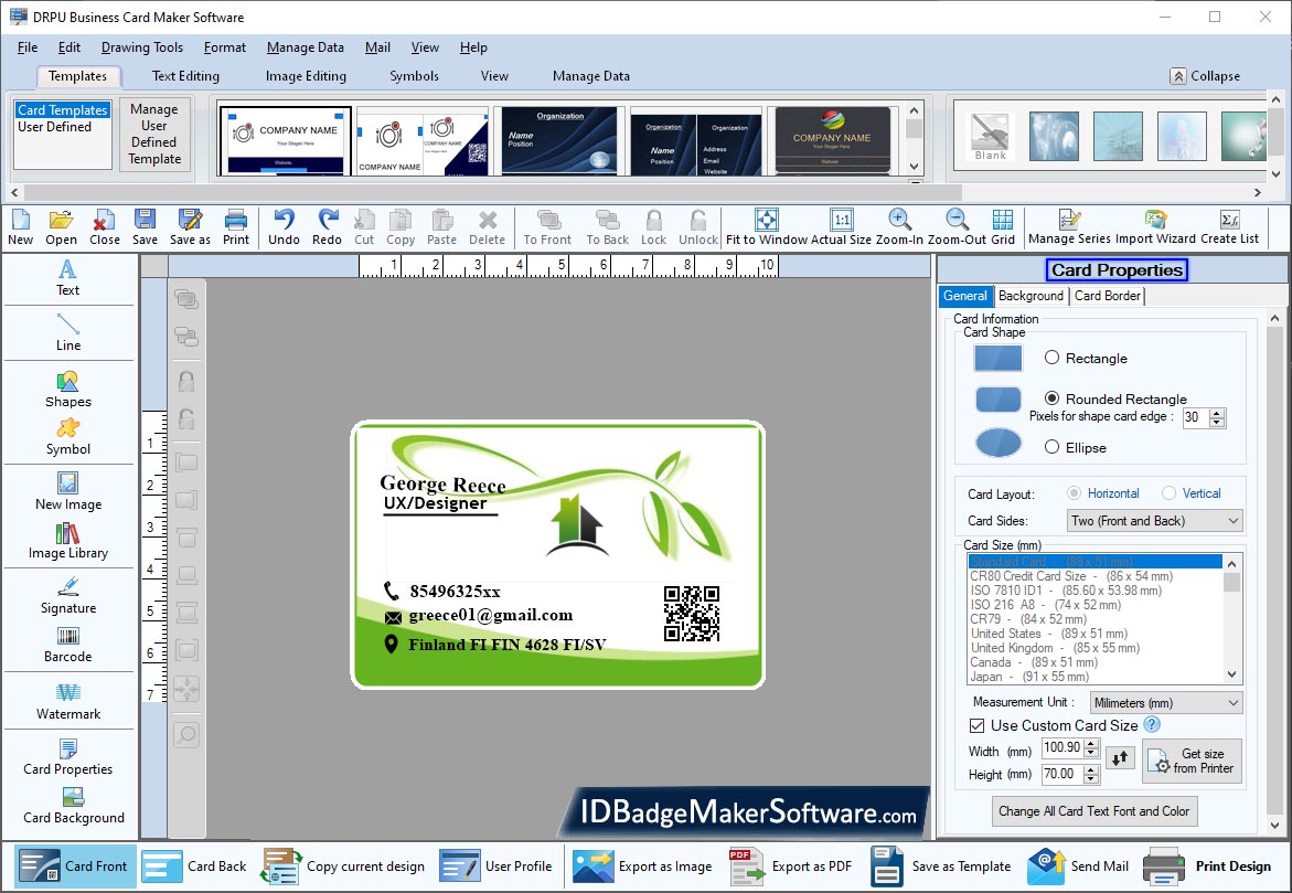 Business Card Maker Software