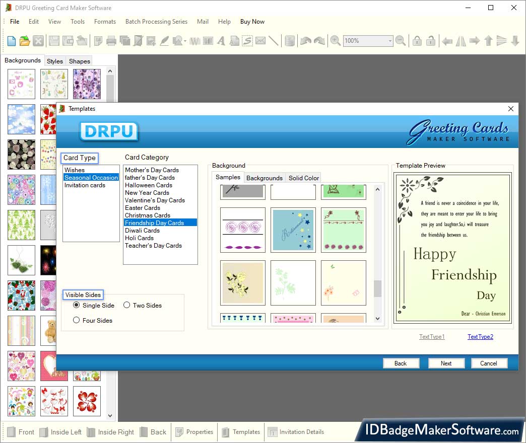 Greeting Card Maker Software