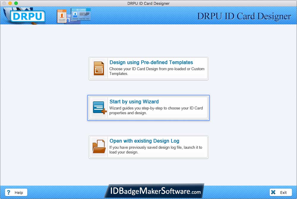 Start by using Wizard Start by using Wizard