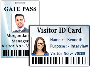 Visitors ID Gate Pass Maker