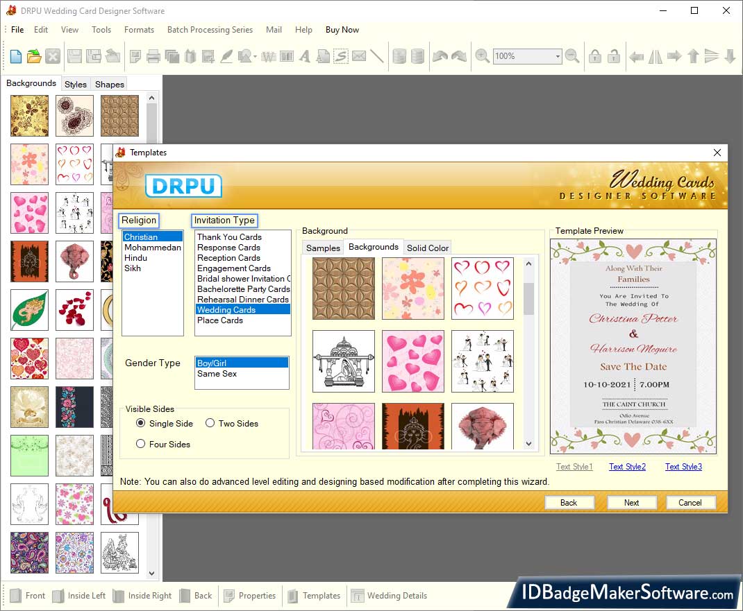 Wedding Card Maker Software